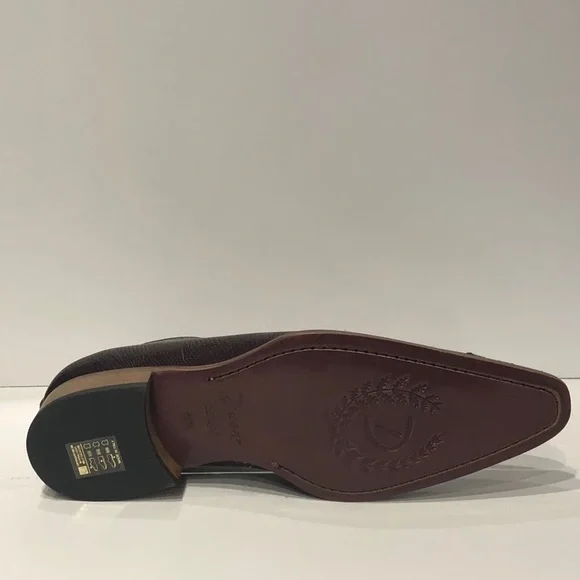 Duca shoes burgundy oxford point toe Atalian - Picture 5 of 5